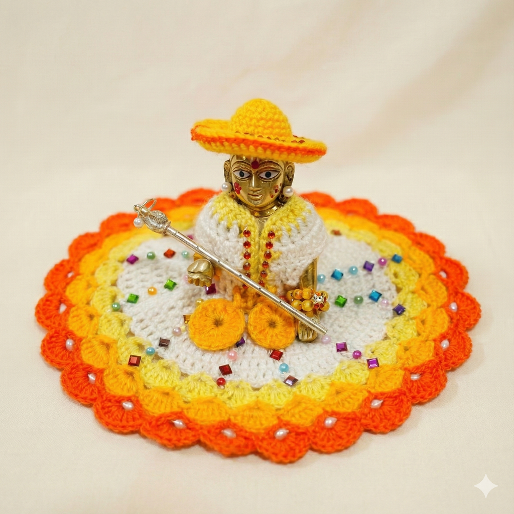 Woollen Dress for Thakur Ji (Multicolor)