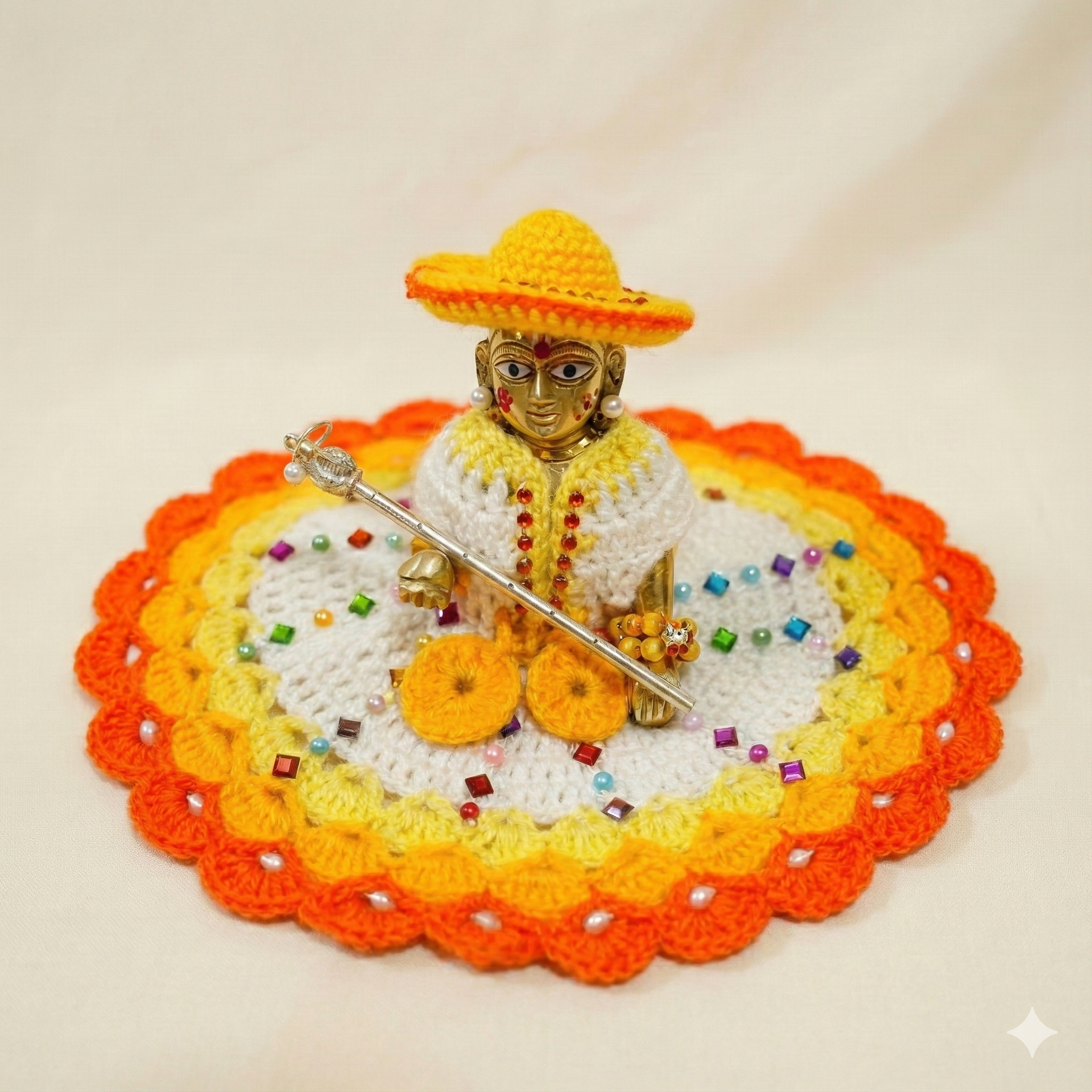 Woollen Dress for Thakur Ji (Multicolor)