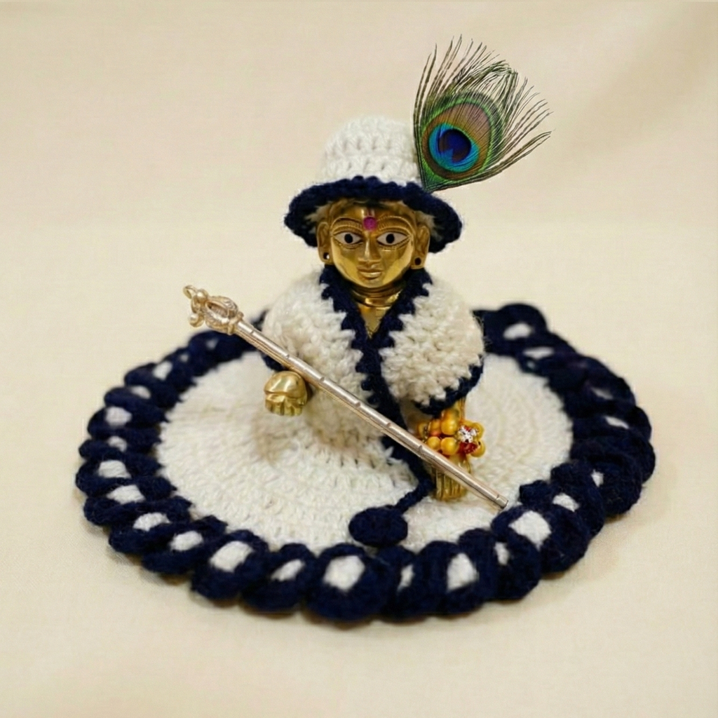 Woollen Dress for Thakur Ji size 5-6